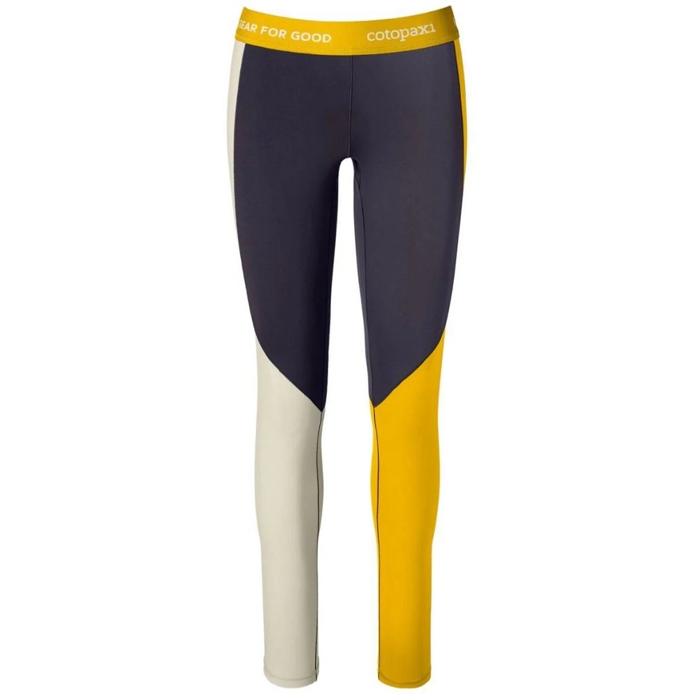 Cotopaxi Haraka Tights - Cream/Marigold